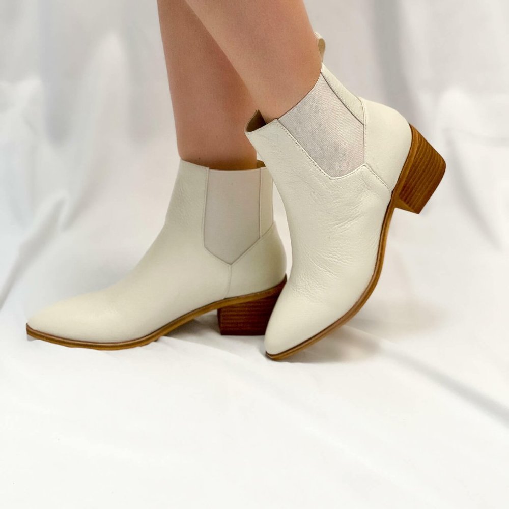 White Bootie